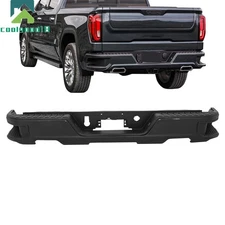 Steel Rear Bumper Assembly For Silverado Sierra 1500 2019-2023 W/ Dual Exhuast