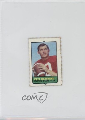 1969 Topps Mini-Cards (4-in-1) Single Card from Quad Pete Beathard 4x2