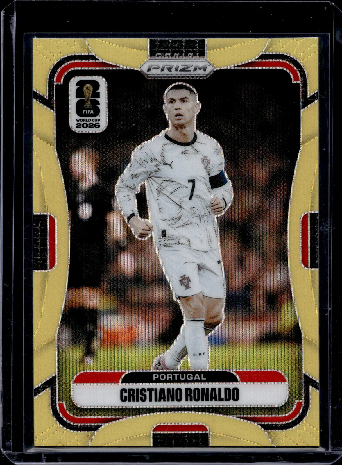 2026 Panini Prizm FIFA World Cup Cristiano Ronaldo Yellow Wave /180 #367