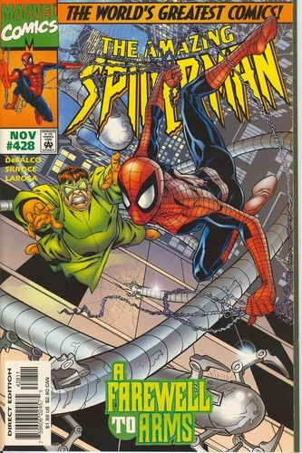 Amazing Spider-Man, The #428 VF; Marvel | Doctor Octopus Steve Skroce - w/Bag+Bo