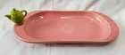 Fiestaware Nora Fleming Bread Tray Peony With Lemongrass Teapot NWOB