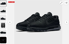Size 10.5 - Nike Air Max 2017 Low Triple Black