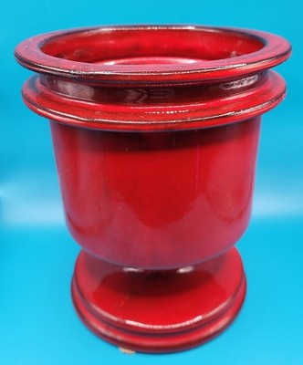 Vintage Raymor Italy Pottery Garden Pot Red R.2729 H=16cm from Canada Rare