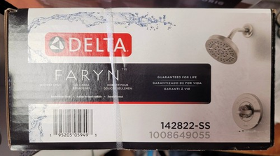 #ad Delta 142822 SS Faryn 1 Handle Shower System NEW $79.99