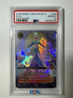 Disney Lorcana エルサ 氷の工芸家 233/204 Elsa - Ice Artisan (Enchanted) 233/204 Winterspell Holo for sale