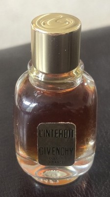 New Full Bottle Vintage Givenchy L Interdit Mini Pure Perfume 1/4 Oz. 