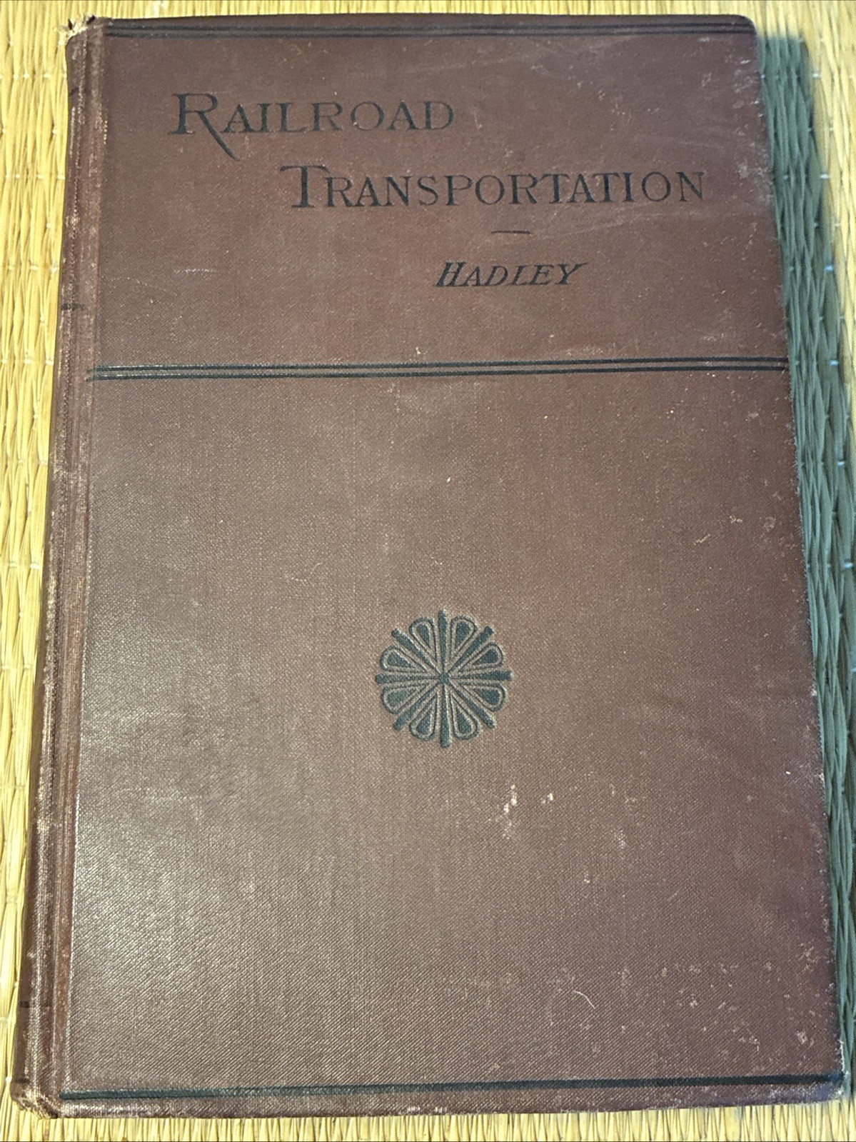Railroad Transportation its History and its Laws, Arthur Hadley 1886/1885 HB