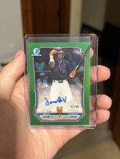 Yunior Amparo Bowman Chrome 2026 Green /99 Auto