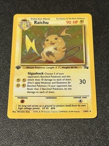 1st Edition Raichu | eBay