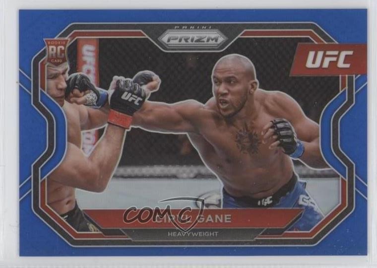 2021 Panini Prizm UFC Blue Prizm 194/199 Ciryl Gane #184 Rookie RC 3h1