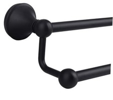 Antique 24 Inch Bathroom Double Towel Bar,Towel Racks for Bathroom Matte Black