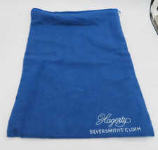 Hagerty Silversmiths Cloth 9” X 12” Zippered Flannel Storage Bag for Silver