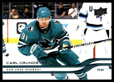 2025-26 Upper Deck #394 Carl Grundstrom San Jose Sharks Hockey Card