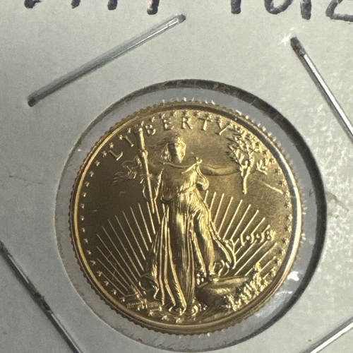 1998 1/10 oz American Gold Eagle Coin (BU) $5 Gold Coin