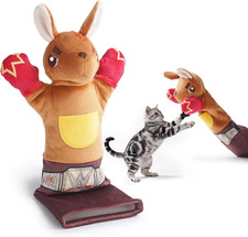 Cat Wrestling Glove, 22 inch Karate Kitty Puppet with 5 Catnip Pouches  3 Layer