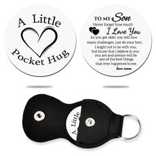 To My Son Gifts from Mom Son I Love You Gifts for Him Pocket Hug Token