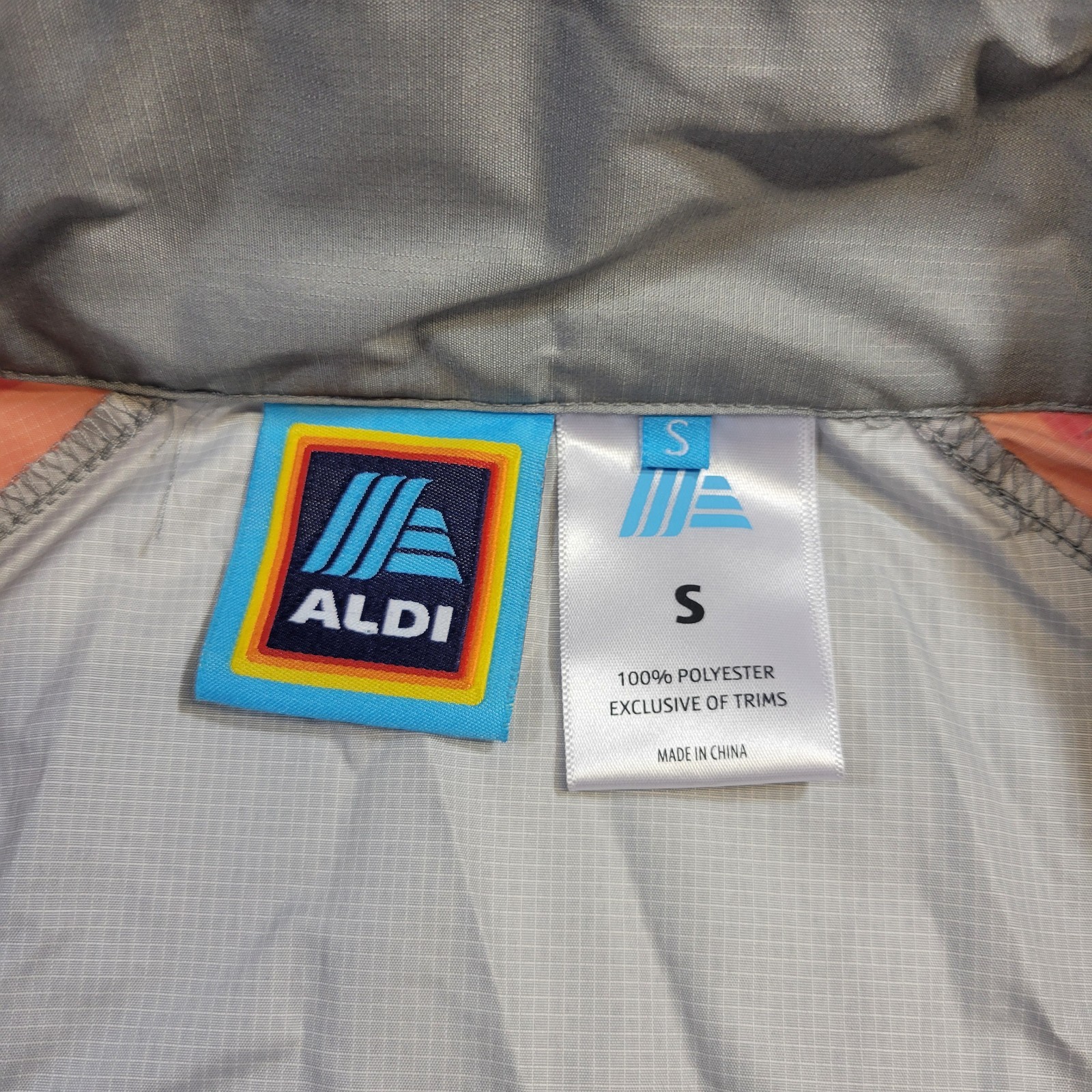 ALDI jacket Capsule Collection Gray Windbreaker s… - image 10