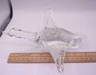 FM Ronneby Konstglas Goose Bird Clear Glass Sculpture Sweden Signed and Dated — photo 9