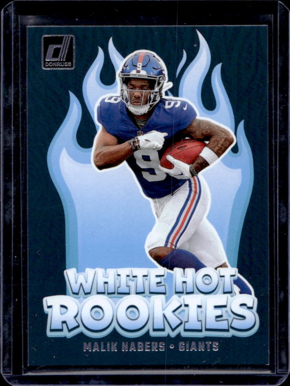 2024 Donruss Malik Nabers White Hot Rookies Rookie RC #WH10 Giants