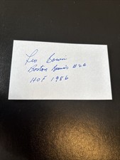Leo Boivin - HHOF, « 51 Maple Leafs, 1150 Jeux de la LNH, CARTE INDEX HOCKEY D. »21
