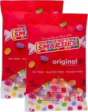 (Free Duty Tax) Smarties Candy Bulk Rolls Original Flavor - Gluten & Vegan F