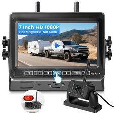 RV Backup Camera Wireless Plug  Play for Furrion Pre-Wired RVs - 7  Black