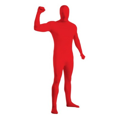 Second Skin Anzug Rotes Erwachsenen Kostüm Medium