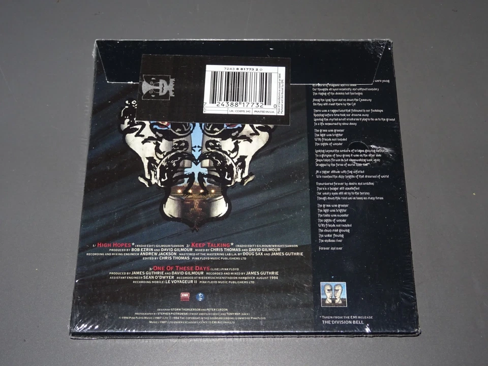 PINK FLOYD - HIGH HOPES / 3 TRACK UK-MAXI-CD 1994 OVP! SEALED! - Bild 2 von 3