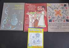 Vogart Crafts Aunt Martha's Dover Needlewk Embroidery Iron-On Transfers mix lot