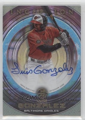 2022 Bowman Inception Prospect 23/250 Luis Gonzalez #PA-LG Auto 13u1