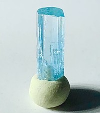 PERFECT DARK BLUE GLASSY GEMSTONE RAW JEREMEJEVITE CRYSTAL SPECIMEN NAMIBIA