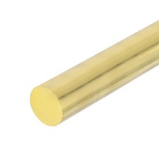 12" x 7/8" Brass Rods,Solid Round Brass Rod for DIY Craft
