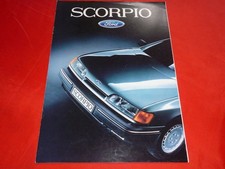 FORD Scorpio CL GL Ghia Prospekt Brochure Depliant Folleto von 1985