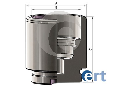 ERT 151383-C Piston, brake caliper for FORD,MAN,VW