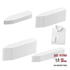Plastic Collar Stays - 80 Pieces in 4 Sizes 2", 2.2", 2.5", 2.75" for 80 pcs