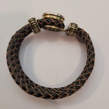 Ginger Snaps Braided Leather Bracelet Unisex ...