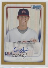 2011 Bowman Chrome Gold 29/50 Cole Irvin #18U-13 Auto 0o48