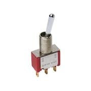1Pcs 7303P3Y9V7GE Toggle Switches Switch Toggle 3Pdt Vrt W/Brkt 5A