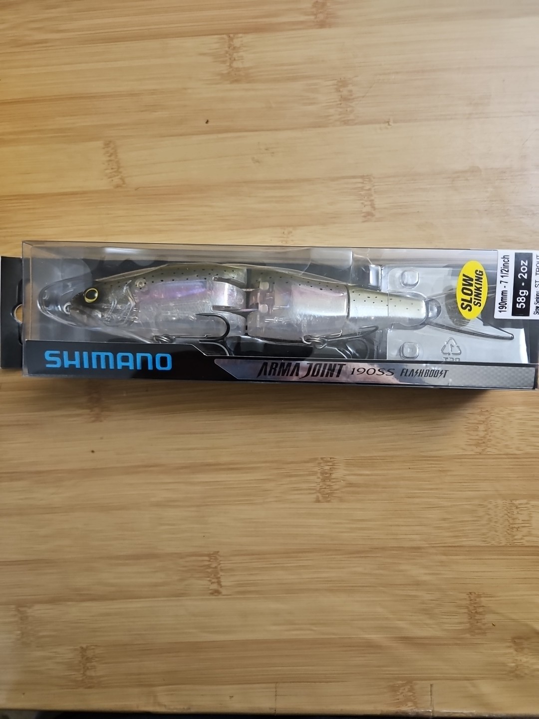 Shimano ARMAJOINT 190SS FLASH BOOST Swimbait ST Trout 7.5" Flash Boost, New - Image 2