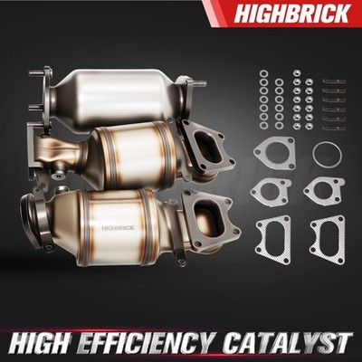 3pcs Catalytic Converter Set Bank 1 & 2 & Rear For 2005-2008 Honda Pilot 3.5L