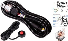 12v Car Horn Relay Wiring Harness Kit and 12V wiring harness red spot button