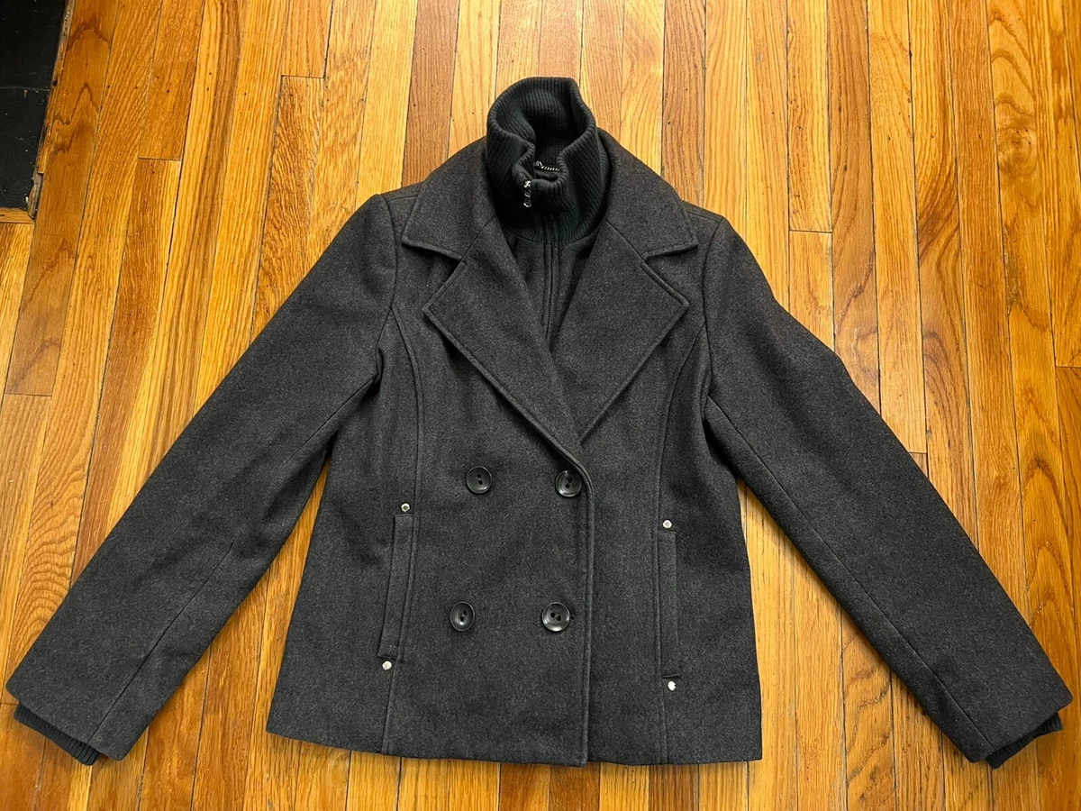 Turtleneck top and peacoat