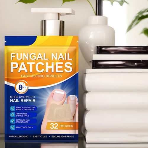 Nighttime Renewal Fungal Nail Patches - 32 Patch - Overnight Nail Repair - Imagen 10 de 11