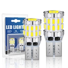 2x T10 168 194 LED License Plate Light Bulb Interior Bulbs White 6000K Canbus