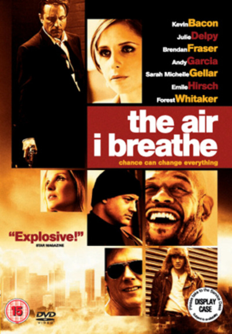 The Air I Breathe (DVD) Kevin Bacon Julie Delpy Brendan Fraser Andy Garcia