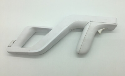 Generic Brand Nintendo White Wii Gun Controller Holder For Wii C7
