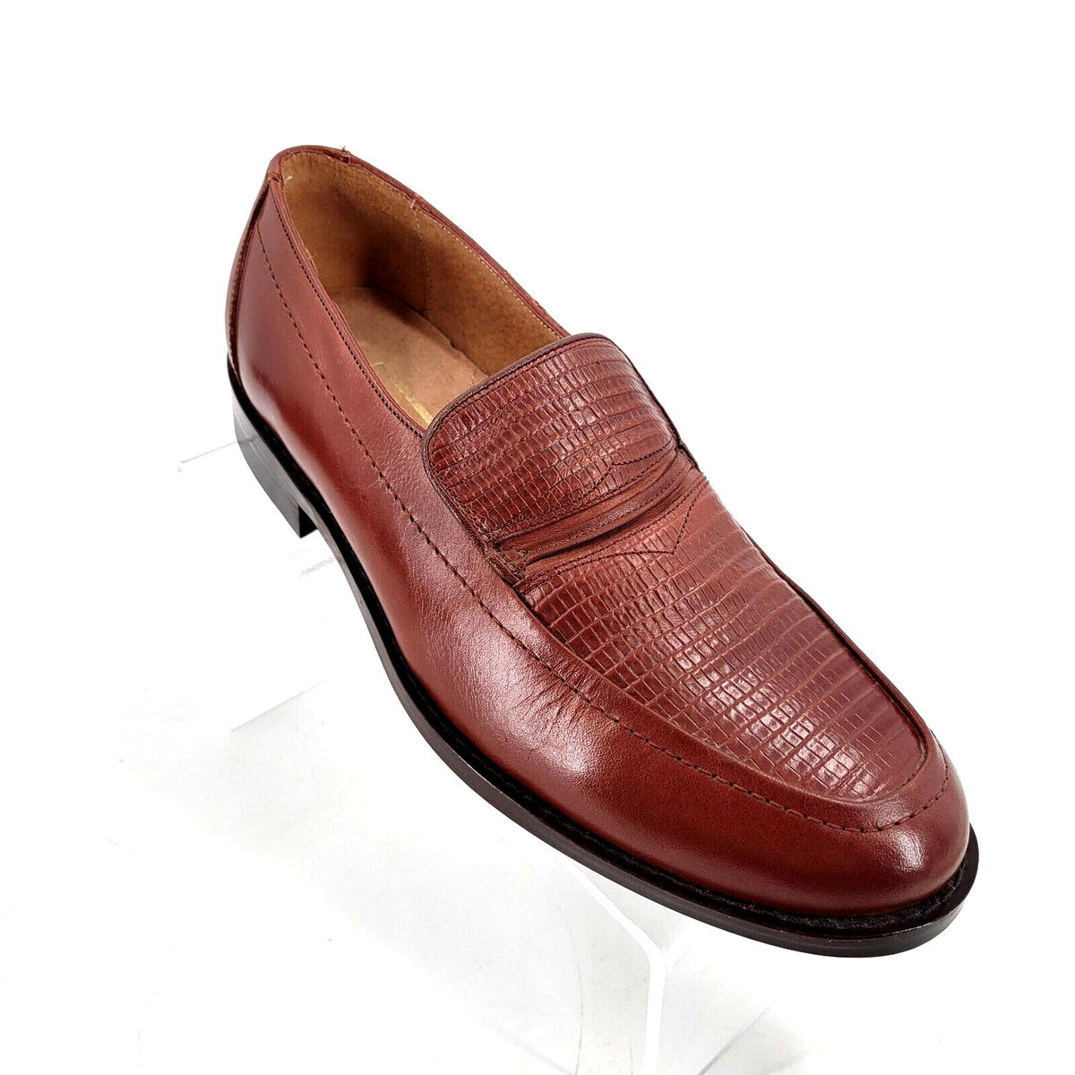 VTG NWOB Stuart McGuire Men\'s 8 Slip-On Loafer Dress Shoes Hand Sewn Spring Step Stuart Mcguire Shoes - Etsy main image 4