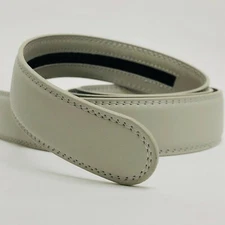 1 3/8 inch 3.5 cm Belt Gray Strap for Automatic Ratchet Buckles Belt STRAP ONLY
