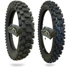 WIG Racing 120/90-18 and 80/100-21 Tire and Tube Combo Motocross Dirt Bike
