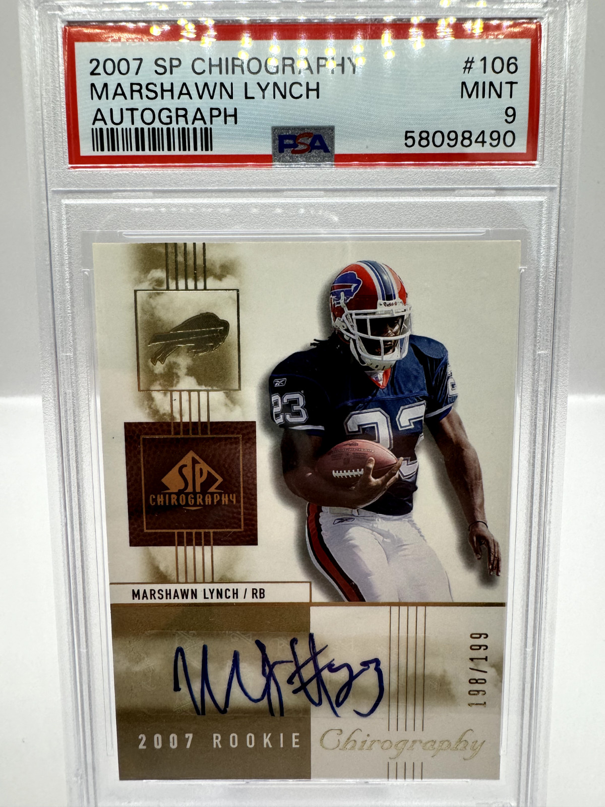 Marshawn Lynch SP Chirography #106 Autograph